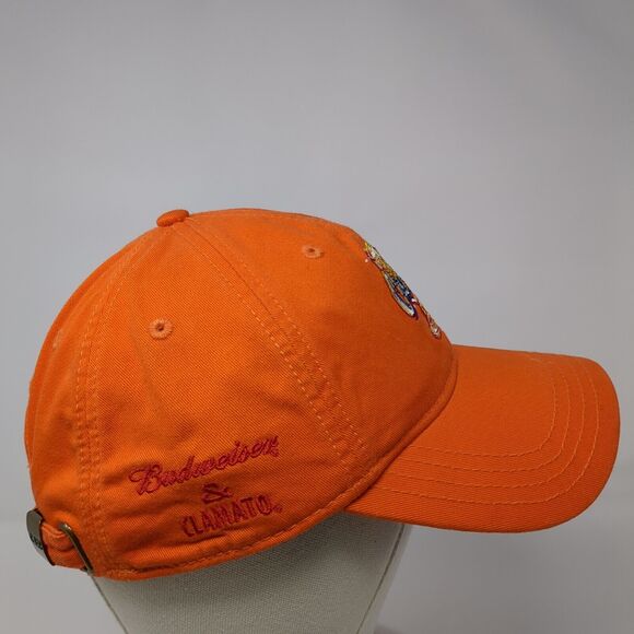 Chelada Bud Light & Clamato Slideback Hat Orange One Size Adjustable W/Tags - Picture 5 of 9